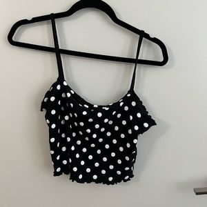 Topshop mini pokadot tank!